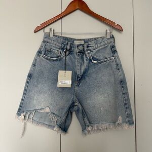 Allsaints Doris Denim Shorts size 26 Brand New